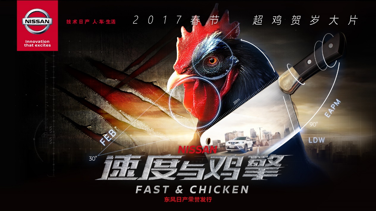 《速度与鸡擎》2017年东风日产新春移动营销